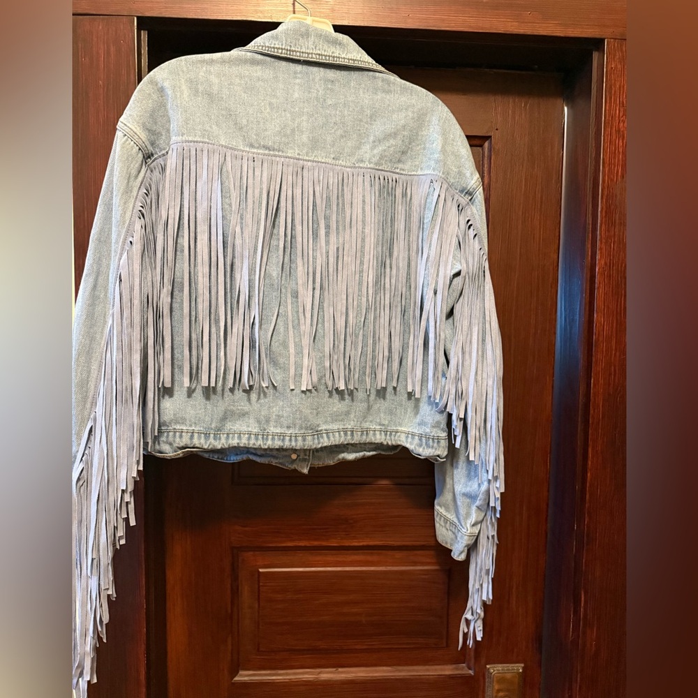Fringe Denim Jacket